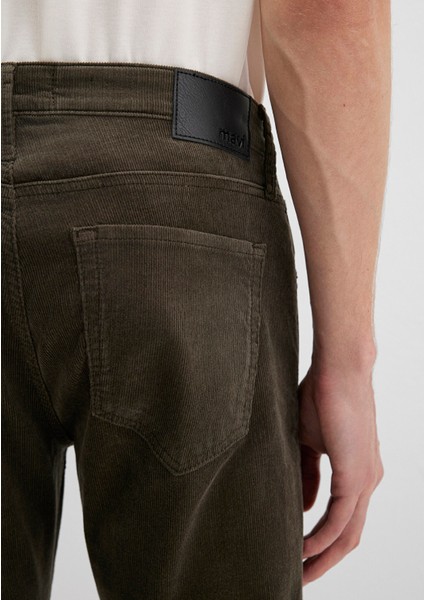 Marcus Koyu Yeşil Kadife Pantolon 0035191109