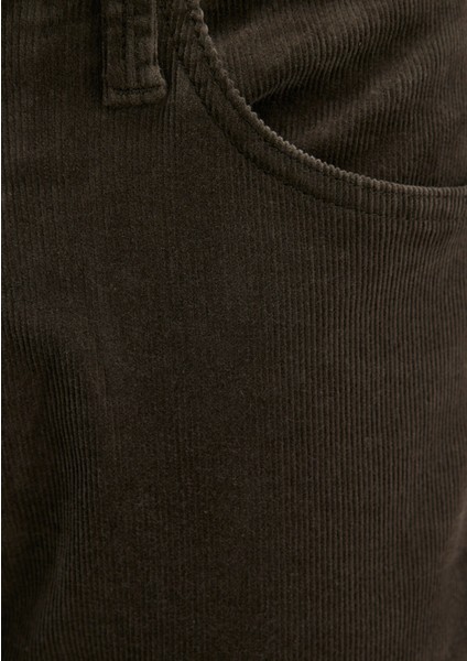 Marcus Koyu Yeşil Kadife Pantolon 0035191109