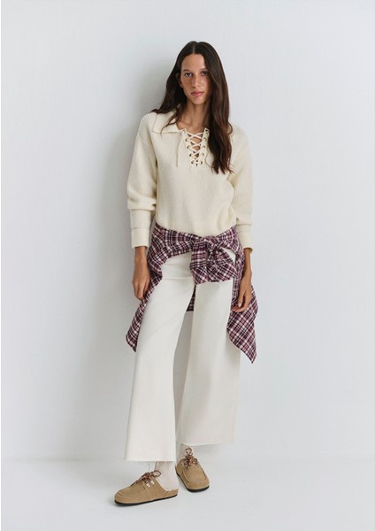 Paloma Ekru Gabardin Pantolon 1010114-91330 fiyatları