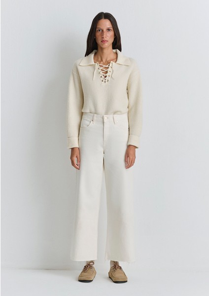 Paloma Ekru Gabardin Pantolon 1010114-91330 fırsatları