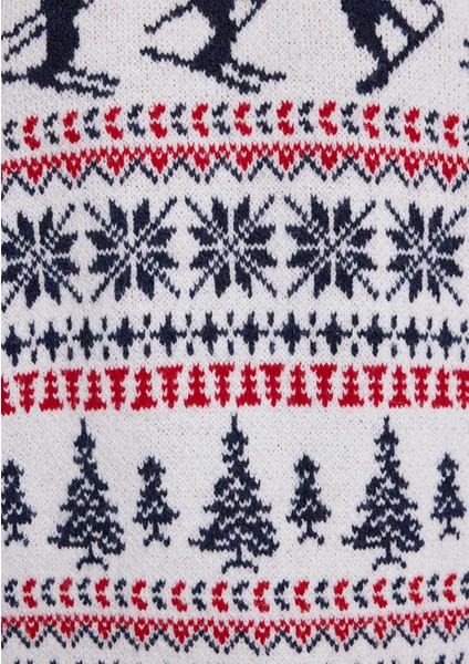 Yılbaşı Temalı Ekru Kazak 0710401-70057