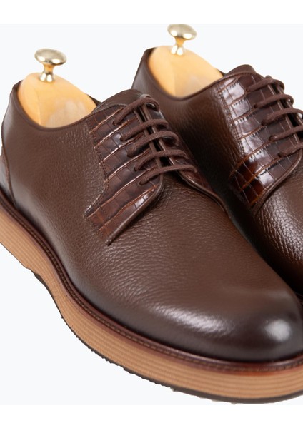 Erkek Bağcıklı Eva Taban Ayakkabı Kahverengi modelleri