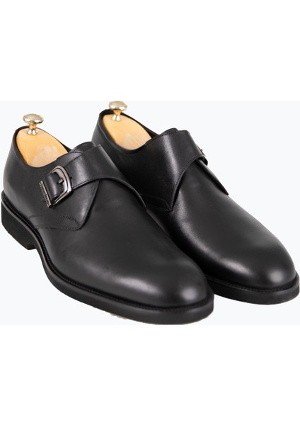 Erkek Klasik Ayakkabı Tokalı Deri Eva Taban Siyah fiyatları