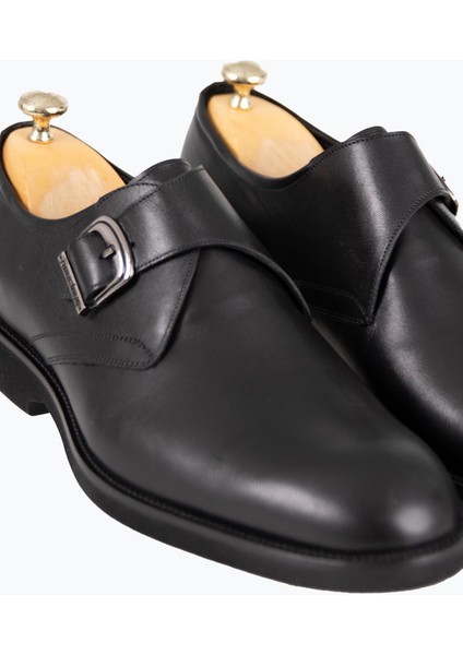 Erkek Klasik Ayakkabı Tokalı Deri Eva Taban Siyah modelleri