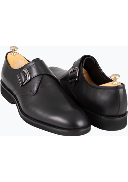 Erkek Klasik Ayakkabı Tokalı Deri Eva Taban Siyah fırsatları
