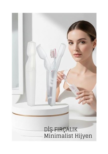 Kapaklı Diş Fırçası Kutusu Kapaklı Diş Fırçalık – Hijyenik ve Şık Banyo Düzeni