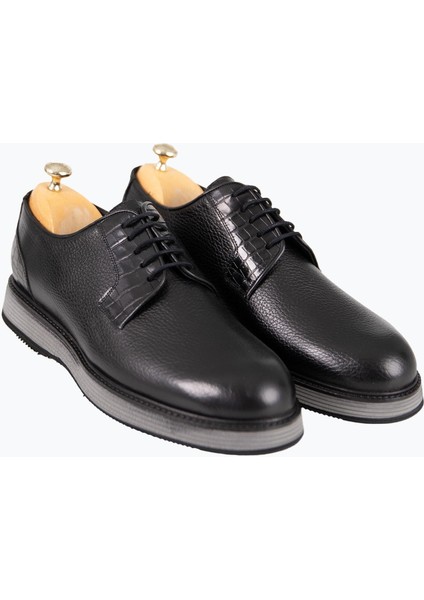 Erkek Bağcıklı Eva Taban Ayakkabı Siyah fiyatları