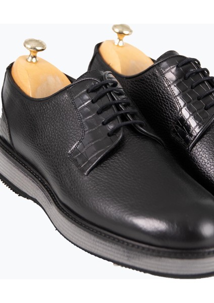 Erkek Bağcıklı Eva Taban Ayakkabı Siyah modelleri