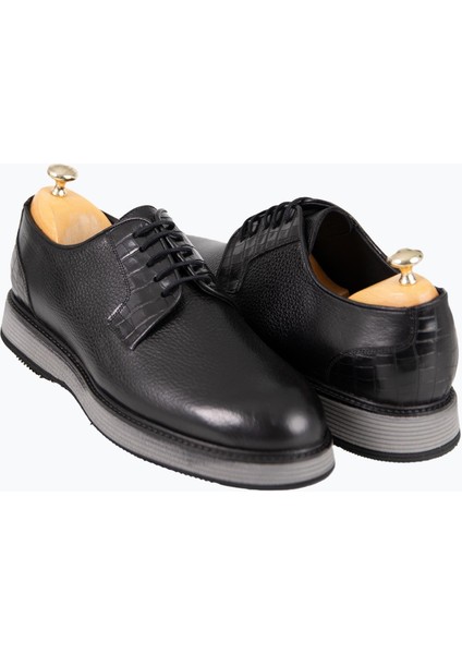 Erkek Bağcıklı Eva Taban Ayakkabı Siyah fırsatları