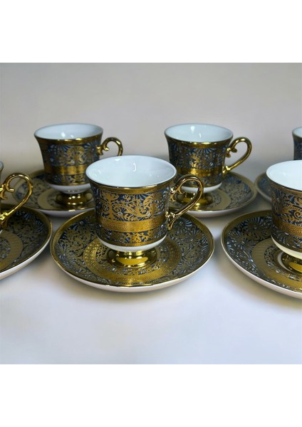 Porselen Ayaklı Fincan Takımı 6lı 90 cc (RSY-232) fırsatları
