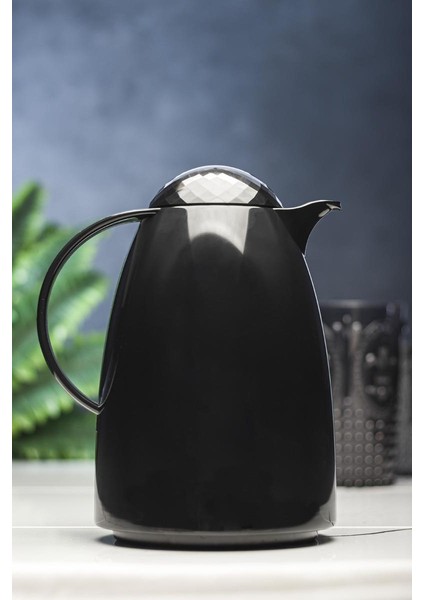 1 Lt Akrilik Siyah Çay Termosu 12 Saat Sıcak 24 Saat SOĞUK-2828 fırsatları