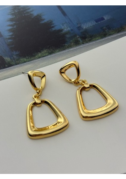 3'lü Küpe Seti Altın Kaplama Küpe Seti 3'lü Halka-Incili Çiçek-Sallantılı Küpe Seti modelleri