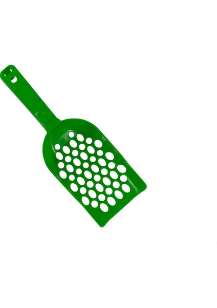 Mybestore Iri Delikli Elekli Kedi Kumu Küreği – Dayanıklı Plastik, Ergonomik Saplı