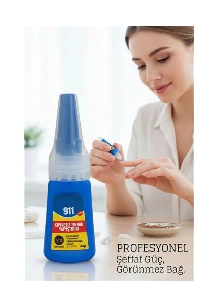 Bfs Ultra Güçlü Profesyonel Protez Tırnak Yapıştırıcısı | Hızlı Etkili Tips Takma Tırna