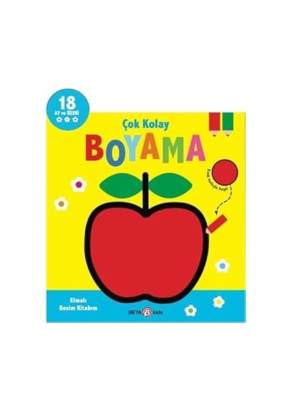 Çok Kolay Boyama - Elmalı Resim Kitabım + Insan Vücudu Tiyatrosu