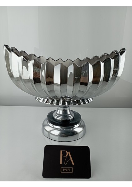 Kristal Gondol Şekerlik Sunumluk Söz Nişan Kız Isteme Çikolatalık Dekoratif Obje Biblo Süs Eşya