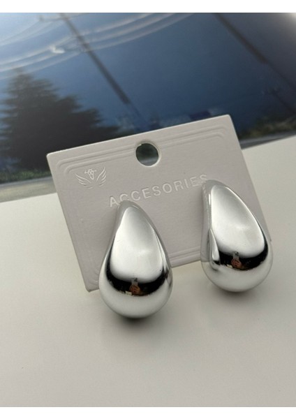 3'lü Küpe Seti Rodyum Kaplama Kararmaz Damla-Inci-Fiyonk Küpe Seti modelleri