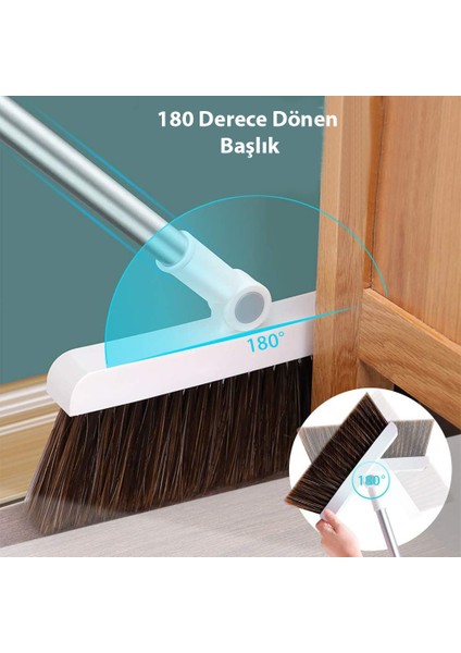 Lüks Katlanabilir Taraklı Faraş & 180° Dönebilen Süpürge – Şık Temizlik Seti indirimleri