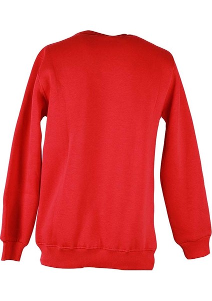 Country Baskı 0 Yaka 3 Ip Kırmızı Erkek Sweatshirt 26KL71G08008 modelleri