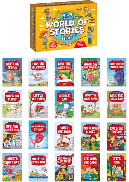 Ingilizce Hikayeler 4 ve 5. Sınıf (20 Kitap)