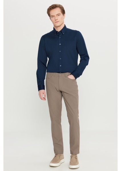 Slim Fit Dar Kesim 5 Cepli Casual Pantolon