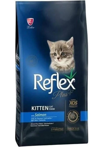 Somonlu Yavru Kedi 1,5kg Reflex Plus Kitten Salmon Yavru Kedi Maması