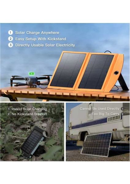 Solar Güneş Enerjili Powerbank 1000 Mah modelleri