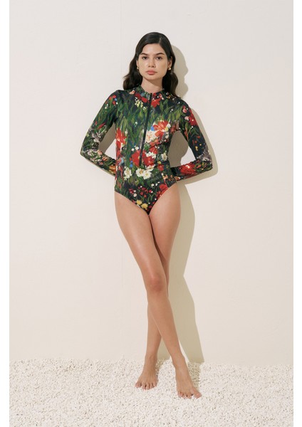 Fermuarlı Surf Mayo Dark Garden modelleri