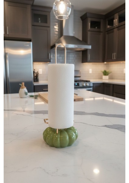 Dekoratif Yeşil Kabaklı Havluluk 34X12 cm (5314) fiyatları