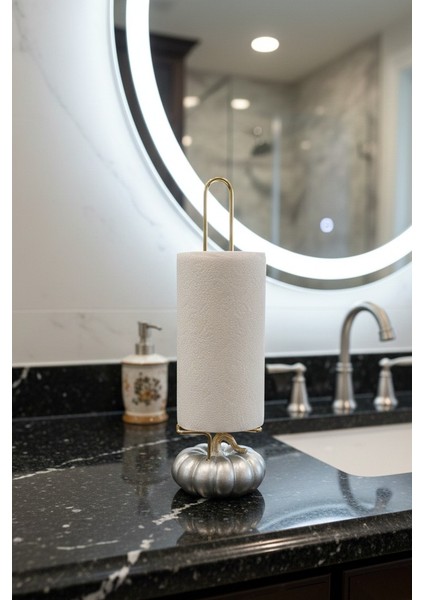 Dekoratif Gümüş Kabaklı Havluluk 34X12 cm (5314) fiyatları