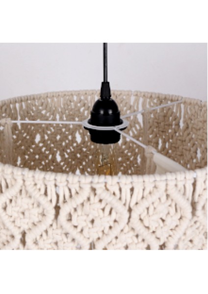 Abajur Teli Ø 47 cm - Siyah - 2 Adet - Abajur Başlığı & Makrome Avize Yapımı Için Paslanmaya Dayanıklı, Kalın (4mm) Galvanizli Metal Avize Teli fırsatları