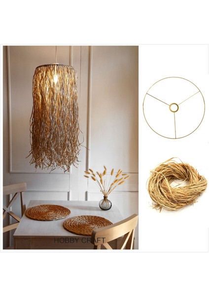 Abajur Teli Ø 20 cm - Beyaz – 2 Adet - Abajur Başlığı & Makrome Avize Yapımı Için Paslanmaya Dayanıklı, Kalın (4mm) Galvanizli Metal Avize Teli modelleri