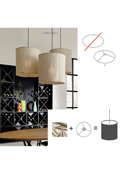 Abajur Teli Ø 38 cm , Mat Gold- 2 Adet - Abajur Başlığı & Makrome Avize Yapımı Için Paslanmaya Dayanıklı, Kalın (4mm) Galvanizli Metal Avize Teli indirimleri