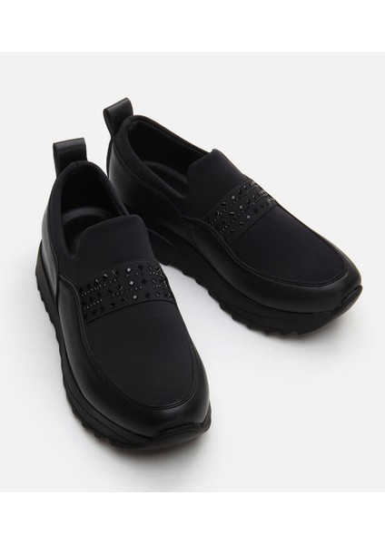 01AYY294630A100 KADIN Siyah Spor Ayakkabı modelleri