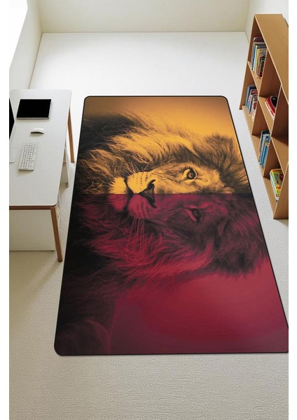 Parlak Kadife Kumaş Dijital Baskı Dot Kaymaz Tabanlı Çocuk ve Genç Odası Halısı H0707