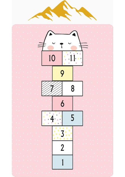 Parlak Kadife Kumaş Dijital Baskı Dot Kaymaz Tabanlı Çocuk ve Genç Odası Halısı H0752 modelleri