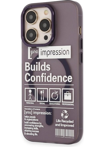 Iphone 14 Pro Kılıf Apollo Magneticsafe Desenli Kapak - Apollo Mor - 6 fiyatları