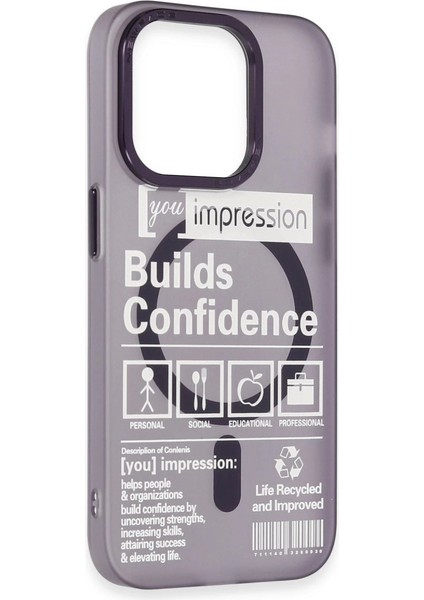 Iphone 14 Pro Kılıf Apollo Magneticsafe Desenli Kapak - Apollo Mor - 6 fırsatları