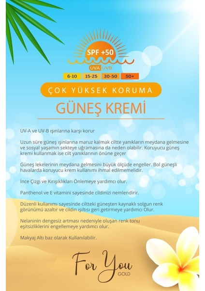 SPF50+ leke karşıtı, cilt tonu eşitleyici ve güneş koruyucu yüz kremi 100 ml