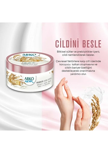 Nem, Prebiyotik, Pirinç Sütü, El ve Vücut Kremi - 250 ml x 4 Adet fırsatları