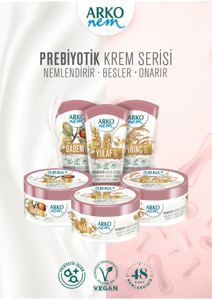 Nem, Prebiyotik, Pirinç Sütü, El ve Vücut Kremi - 250 ml x 4 Adet indirimleri