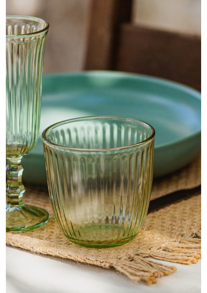 Splendid 4'lü Su Bardağı Seti Yeşil 290 cc