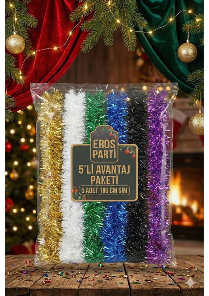 Yılbaşı Parti Süsü Boyun Süsü Yılbaşı Parlak Garland