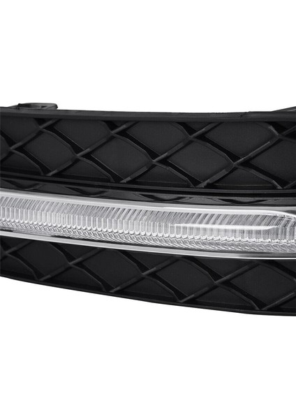 Çift LED Drl Gündüz Koşu Farları Sis Lambası Mercedes Benz C-Serisi W204 C250 C300 11-13 (Yurt Dışından)