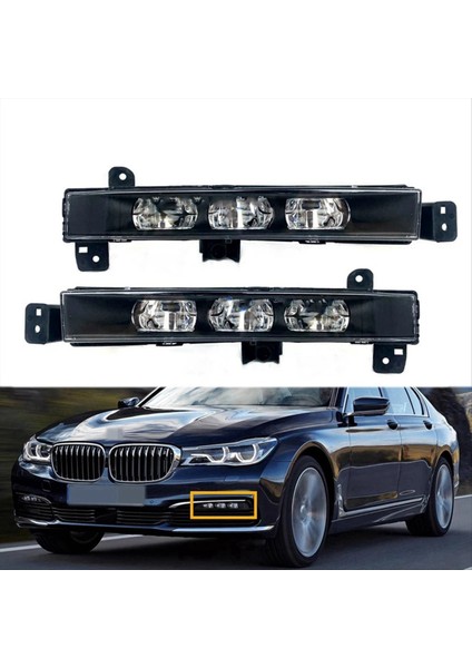 1paır Ön Tampon Sis Lambası LED Bmw 7 Serisi G11 G12 740I 750I 16-2019 6317342953 63177342954 (Yurt Dışından) indirimleri