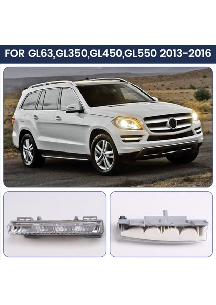 Mercedes-Benz GL63 GL350 GL450 GL450 GL550 Ön Tampon Gündüz Çalışan Işık Ön Sis A0999068101 0999068201 (Yurt Dışından) indirimleri