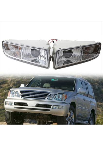 1 Çift Ön Tampon Işıkları Sol ve Sağ Halojen Sürüş Sis Lambaları 1998-2007 Lexus Için LX470 81040-60020 (Yurt Dışından) fırsatları