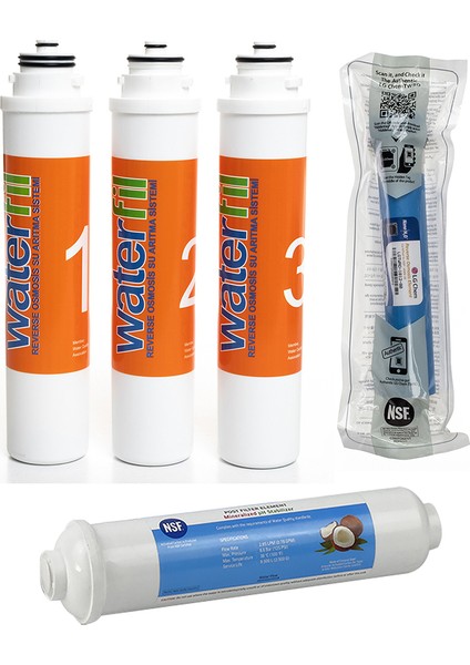 Waterlife Su Arıtma Cihazı Uyumlu Tak-Çevir 5'li Filtre Seti, Lg Membranlı fiyatları