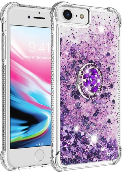 Halka Kickstand Kum IPhone Se 6/7/8 Için Telefon Kılıfı (Yurt Dışından) modelleri