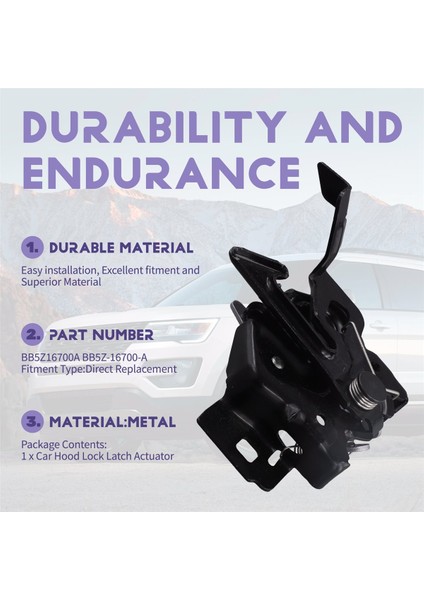 Yeni Kaput Mandalı Kilit Mekanizması Motor Yaylı Kilit BB5Z-16700-A Ford Explorer 2011-2019 Için BB5Z16700A Kaput Kilidi Aktüatör (Yurt Dışından) indirimleri